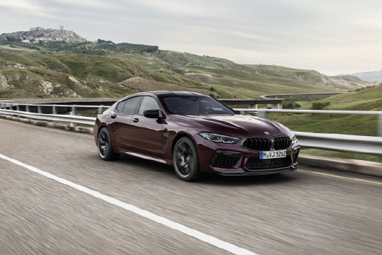 BMW 뉴 M8 그란쿠페 컴페티션.     BMW코리아 제공